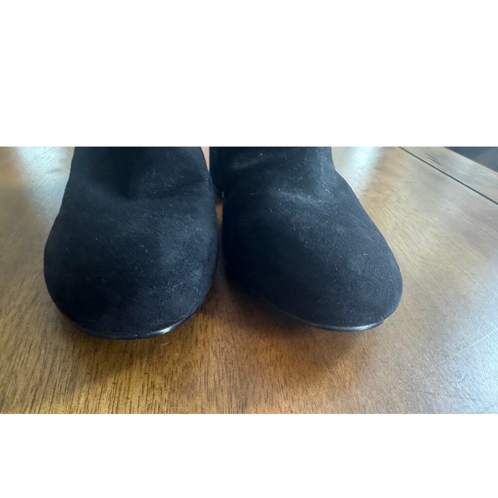 Nine West Charcoal Suede Ankle Booties - Picture 4 of 8